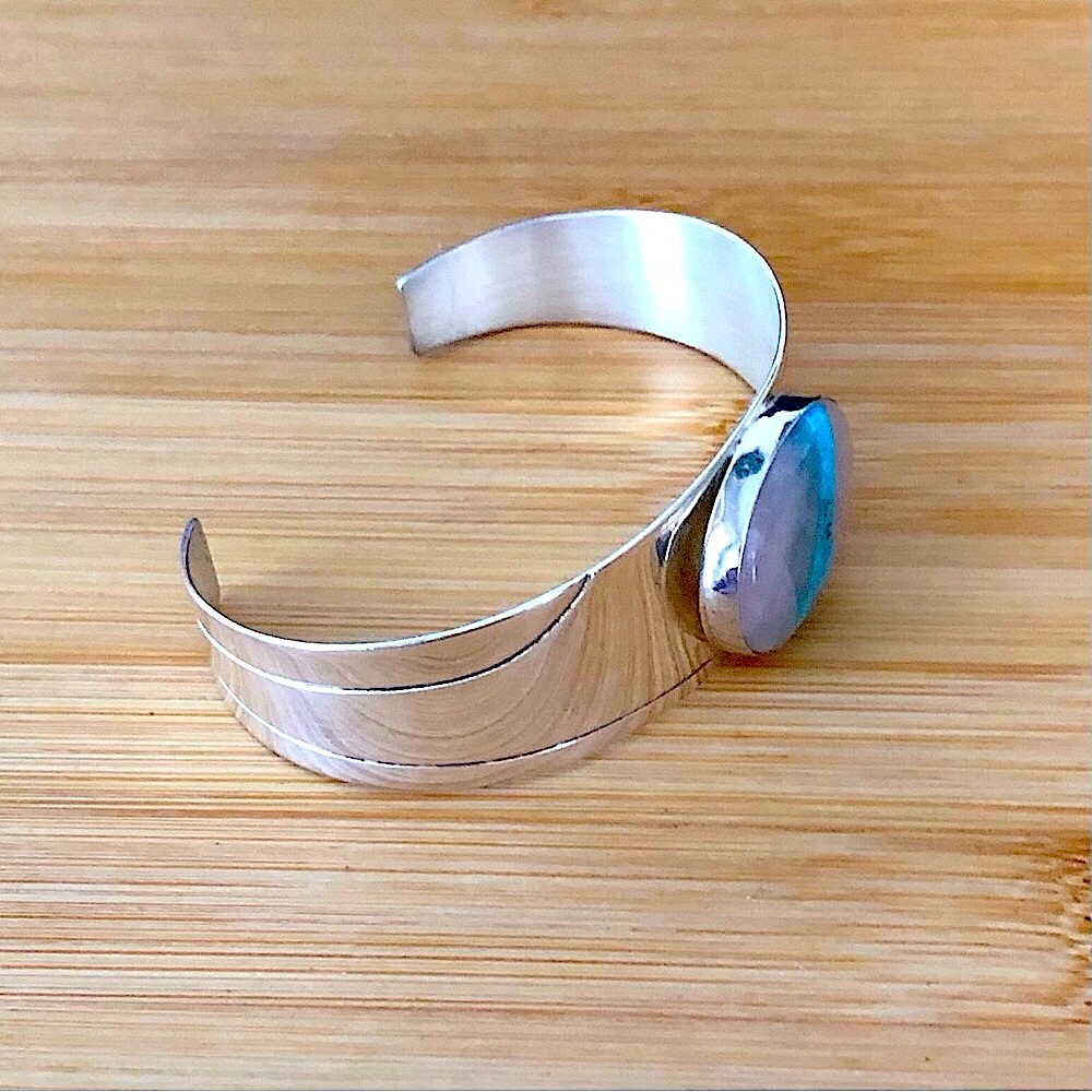 $138 Jay King Sterling Silver Estate Cuff  Marked DRT 925 China - Picture 5 of 9